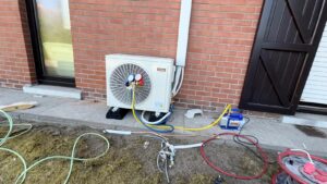 Air conditioner in Griet House in Geel